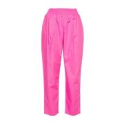 Straight Trousers Twinset , Pink , Dames