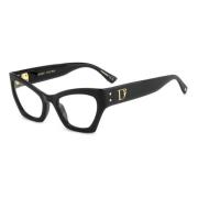 Vintage Glamour Brilmontuur Dsquared2 , Black , Dames