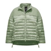 Down Jackets BomBoogie , Green , Dames