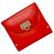 Pre-owned Leather wallets Salvatore Ferragamo Pre-owned , Red , Dames