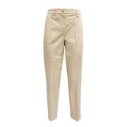 Beige Slim Fit Katoenen Broek Jacob Cohën , Beige , Dames