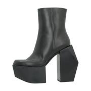 Heeled Boots United Nude , Black , Dames