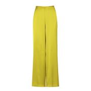 Wide Trousers Simona Corsellini , Green , Dames