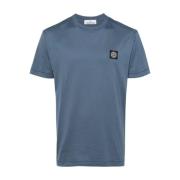 T-Shirts Stone Island , Blue , Heren