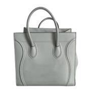 Pre-owned Leather celine-bags Celine Vintage , Blue , Dames