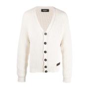 Witte Sweaters Dsquared2 , White , Heren