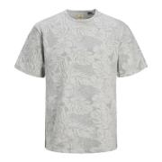 Tropisch Paradijs T-Shirt Jack & Jones , Gray , Heren