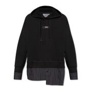Panel hoodie Versace Jeans Couture , Black , Heren