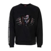 Sweatshirts Diesel , Black , Heren