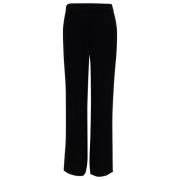 Zwarte broek met elastische tailleband P.a.r.o.s.h. , Black , Dames