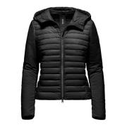 Down Jackets BomBoogie , Black , Dames