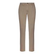 Stretch katoenen broek Boggi Milano , Beige , Heren