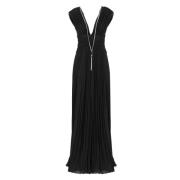 Maxi Dresses Elisabetta Franchi , Black , Dames