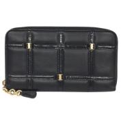 Pre-owned Leather wallets Salvatore Ferragamo Pre-owned , Black , Dame...