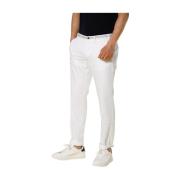 Slim Fit Golf Chino Broek Mason's , White , Heren