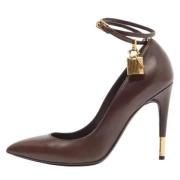 Pre-owned Leather heels Tom Ford Pre-owned , Brown , Dames
