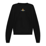 Sweatshirt met logo Vivienne Westwood , Black , Heren