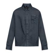 Shirt met logo Vivienne Westwood , Blue , Heren