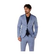 Regular Fit Heren Blazer Da Vinci Travel Mason's , Blue , Heren