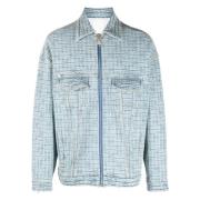 Light Jackets Givenchy , Blue , Heren