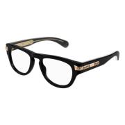 Zwarte zonnebril met montuur Gucci , Black , Unisex