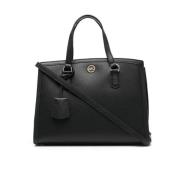 Zwarte Casual Tote Tas Michael Kors , Black , Dames