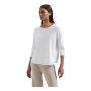 Wit 3/4 Mouw Sweater Kangra , White , Dames