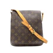 Pre-owned Canvas louis-vuitton-bags Louis Vuitton Vintage , Brown , Da...