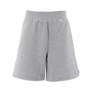 Katoen Zomer Lange Shorts Fabiana Filippi , Gray , Dames