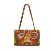 Scuba Crossbody Tas met Kleine Prints Maliparmi , Multicolor , Dames