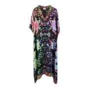 Lange Kaftan Jurk Pierre-Louis Mascia , Multicolor , Dames