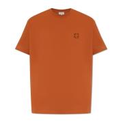 T-shirt met logo Maison Kitsuné , Brown , Heren