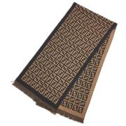Pre-owned Wool scarves Fendi Vintage , Brown , Dames
