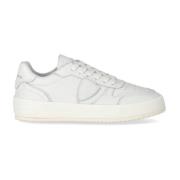 Witte Lage Mooie Leren Sneaker Philippe Model , White , Dames