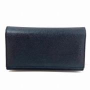 Pre-owned Leather wallets Bvlgari Vintage , Black , Dames