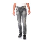 Klassieke Denim Jeans Daniele Alessandrini , Gray , Heren