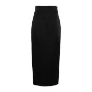 Midi Rok Loxley Stijl Khaite , Black , Dames