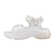 Stijlvolle Platte Sandalen voor Vrouwen Munich , White , Dames