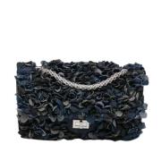 Pre-owned Denim chanel-bags Chanel Vintage , Blue , Dames