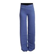 Wide Trousers P.a.r.o.s.h. , Blue , Dames