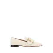 Vierkante gesp loafers Bally , White , Dames