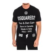 T-Shirts Dsquared2 , Black , Heren