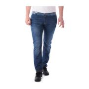 Slim-fit Denim Jeans Daniele Alessandrini , Blue , Heren