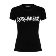 T-Shirts Dsquared2 , Black , Dames