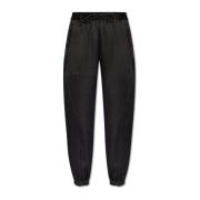 Sweatpants met logo Y-3 , Black , Dames