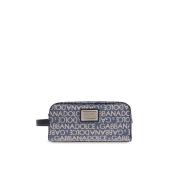 Waszak met logo Dolce & Gabbana , Blue , Heren