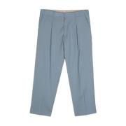 Cropped Trousers Costumein , Gray , Heren