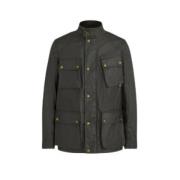 Gewaxt Katoen Fieldmaster Waterdichte Jas Belstaff , Green , Heren