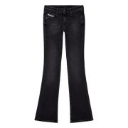 Bootcut and Flare Jeans - 1969 D-Ebbey Diesel , Black , Dames