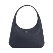 Blauwe Schoudertas voor Vrouwen Tommy Hilfiger , Blue , Dames